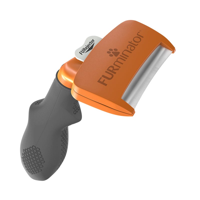 FURminator Undercoat deShedding Tool for Medium Short Hair Dogs 9-23 kg, Orange with grey - Image 2