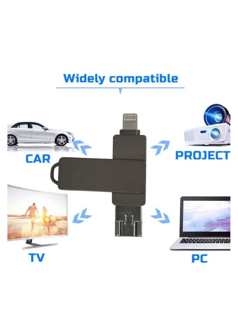 2TB USB Flash Drive iPhone MFi Certified iPhone Flash Drive Memory - Image 2