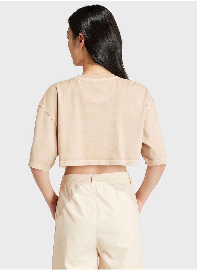 adidas Originals - Essentials Plus Cropped T-Shirt - Image 1