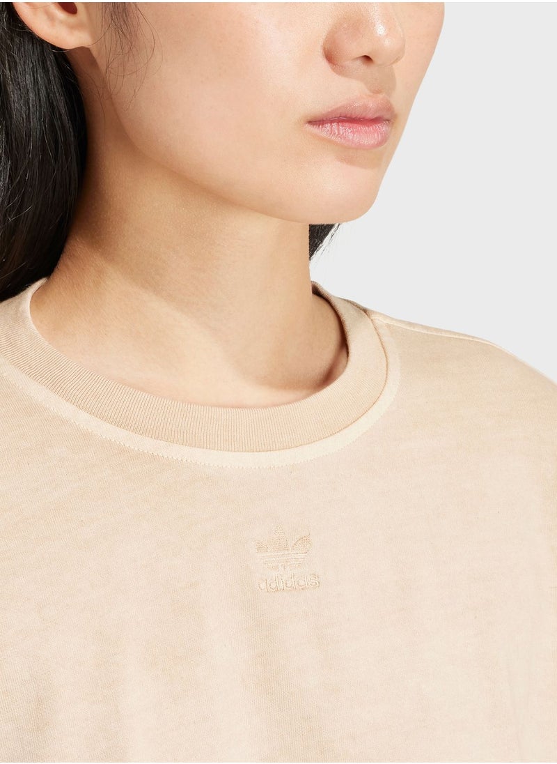 adidas Originals - Essentials Plus Cropped T-Shirt - Image 1