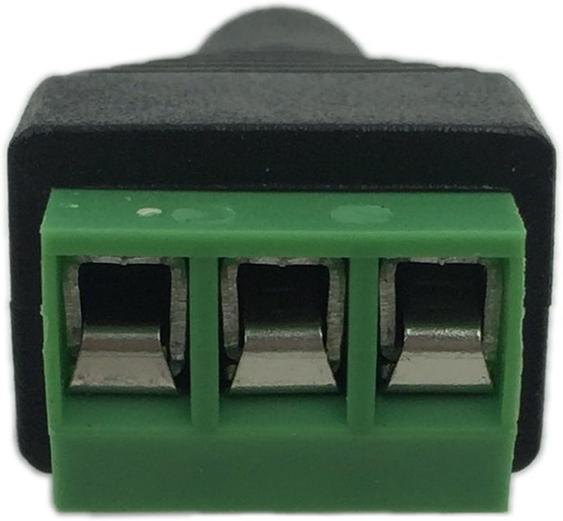 CERRXIAN 35mm Stereo Audio Video Female Jack to 3 Screw Terminal Female Headphone Replacement Solderless Balum Converter Adapter 2Pack - Image 3