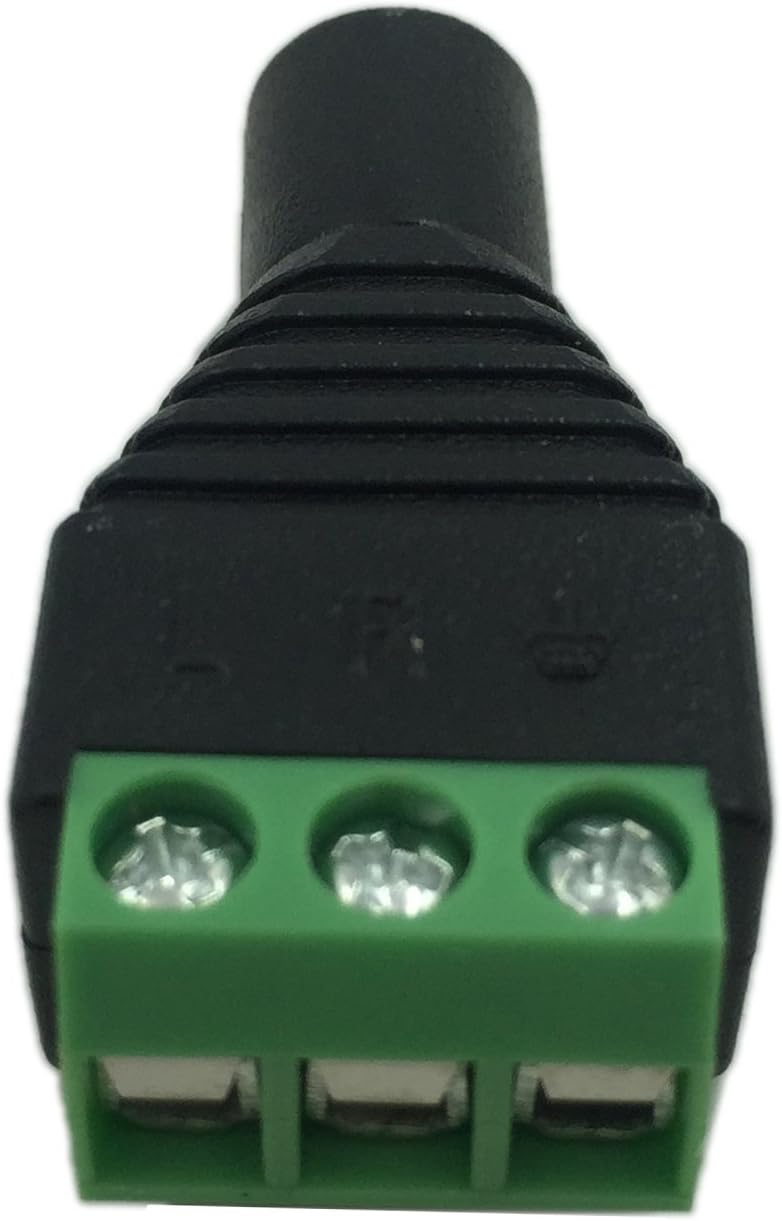 CERRXIAN 35mm Stereo Audio Video Female Jack to 3 Screw Terminal Female Headphone Replacement Solderless Balum Converter Adapter 2Pack - Image 4