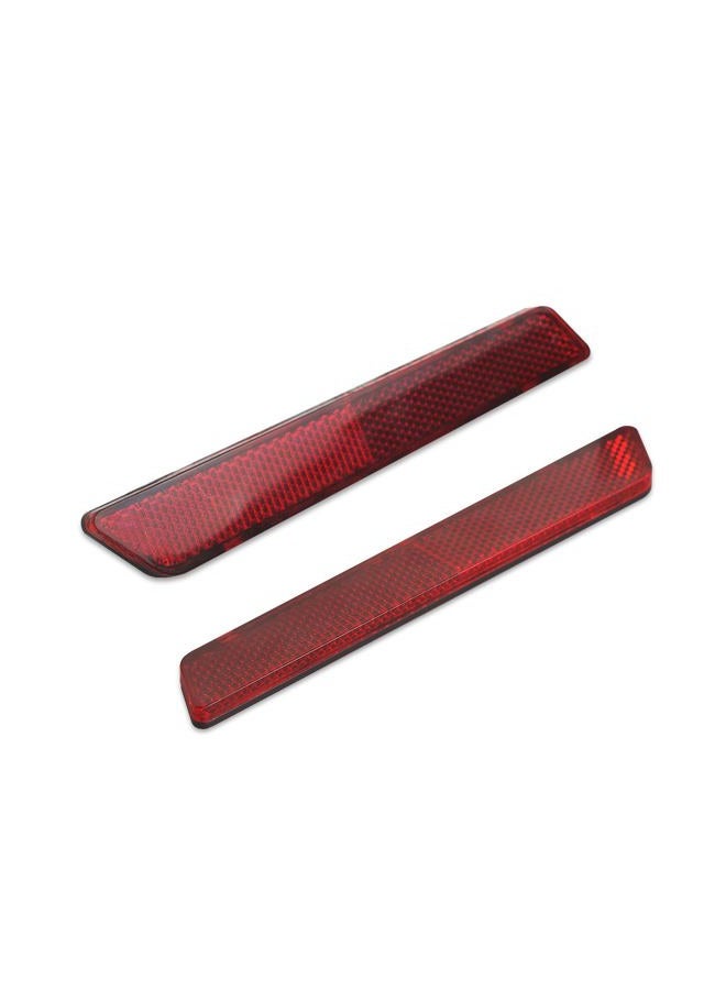 SWESGI Saddlebag Reflector Inserts for Harley Saddle Bag Latch Cover for Touring Street Electra Road Glide 2014-2024 (Red Reflectors) - Image 5