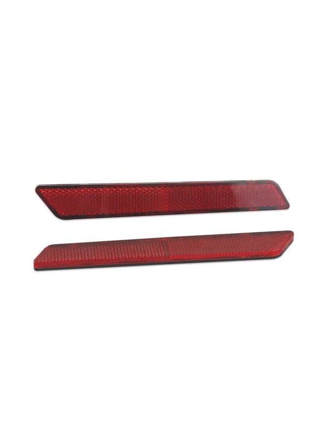 SWESGI Saddlebag Reflector Inserts for Harley Saddle Bag Latch Cover for Touring Street Electra Road Glide 2014-2024 (Red Reflectors) - Image 4