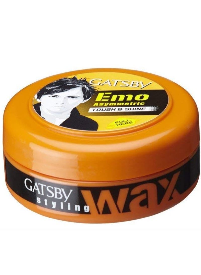 GATSBY Hair Styling Wax Tough & Shine | Creates an Asymmetric and Funky Style With a Spiky Look | 75gm  - Image 2