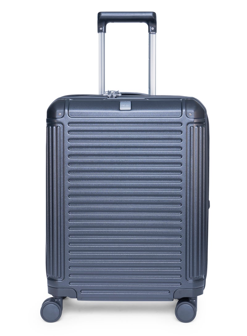 Track مجموعة حقائب Track Tronx الصلبة باللون الأسود - حقيبة سفر متينة من مادة PC، خفيفة الوزن وقابلة للتوسيع، حقيبة يد وحقائب تسجيل، قفل آمن، 4 عجلات دوارة مزدوجة، سحاب مضاد للسرقة، حقيبة تعبئة مزدوجة الجوانب - Image 3