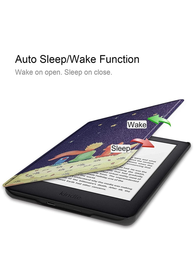 Generic - Case for Kindle 11th Gen 2022 Released - Durable Cover with Auto Wake/Sleep fits Amazon Kindle 2022 (Little Prince) - Image 1