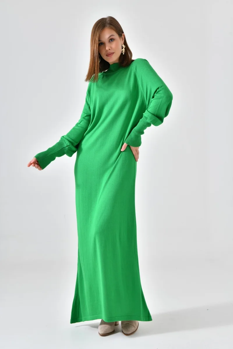 Garmi Ftz Women Women's Plain Basic Tunic Green