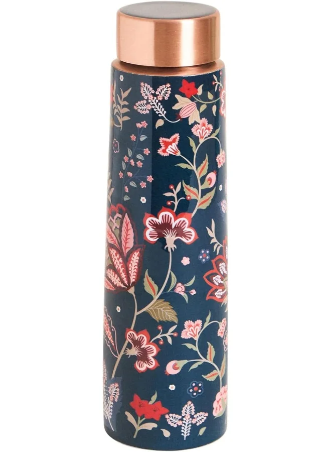 Chumbak Vintage Rose Copper Bottle, 900ml