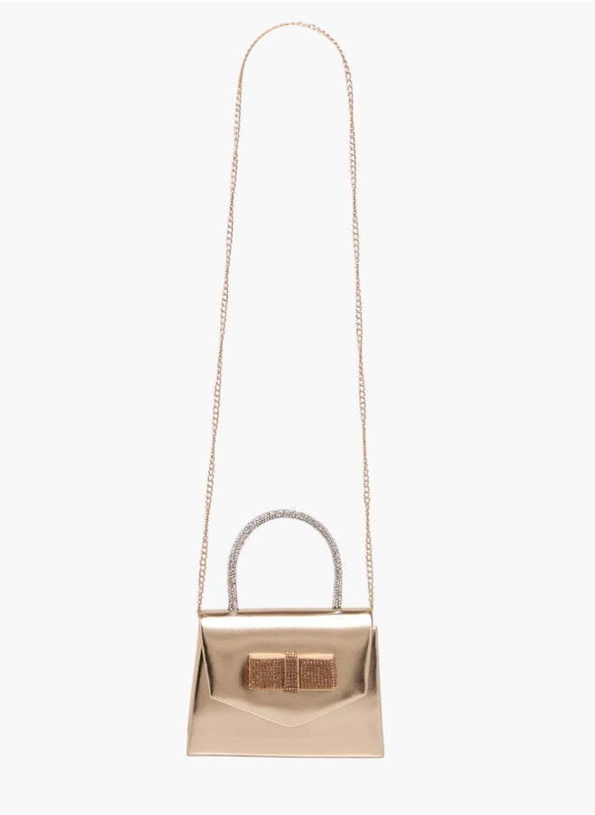 Flora Bella By Shoexpress Girls Embellished Handbag With Magnetic Closure  - Image 2