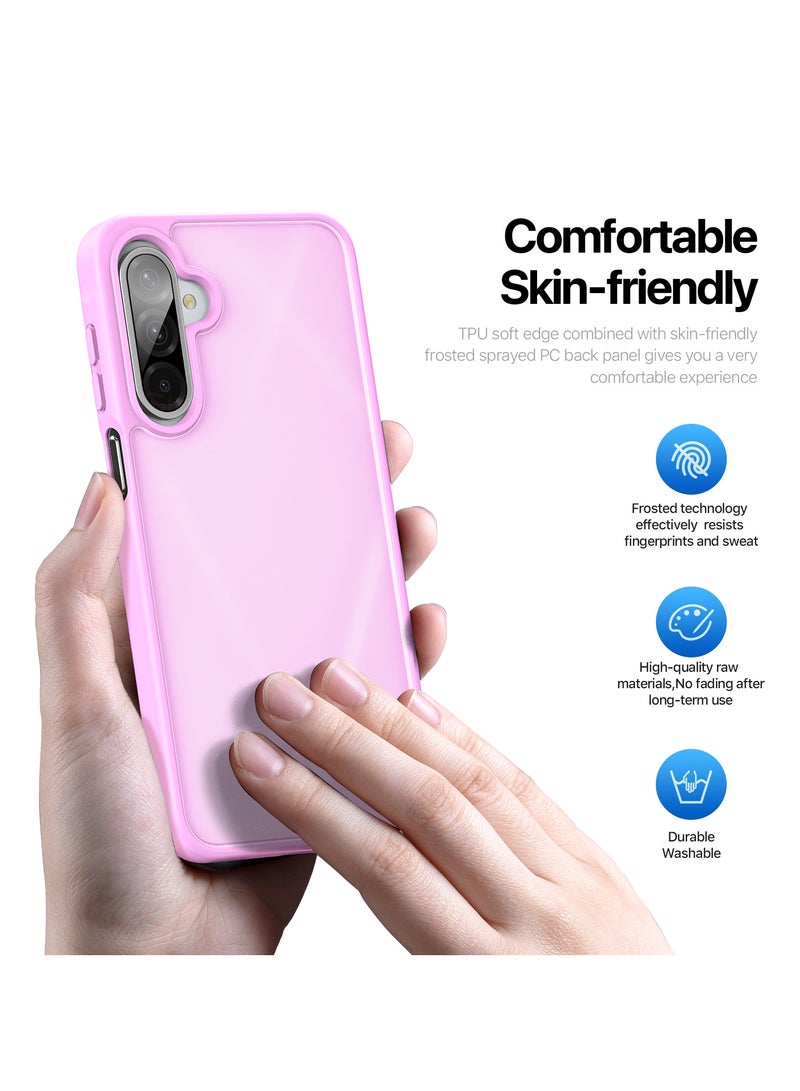 DUX DUCIS Yind Series Cover for the Samsung Galaxy A26 5G mobile phone a slim TPU Hybrid PC  cover made of TPU polycarbonate silicone - Rose Pink - Image 4