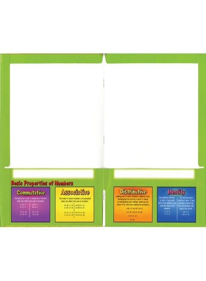 Really Good Stuff Intermediate Math Resource 4-Pocket Folders - Set of 12 - Image 3