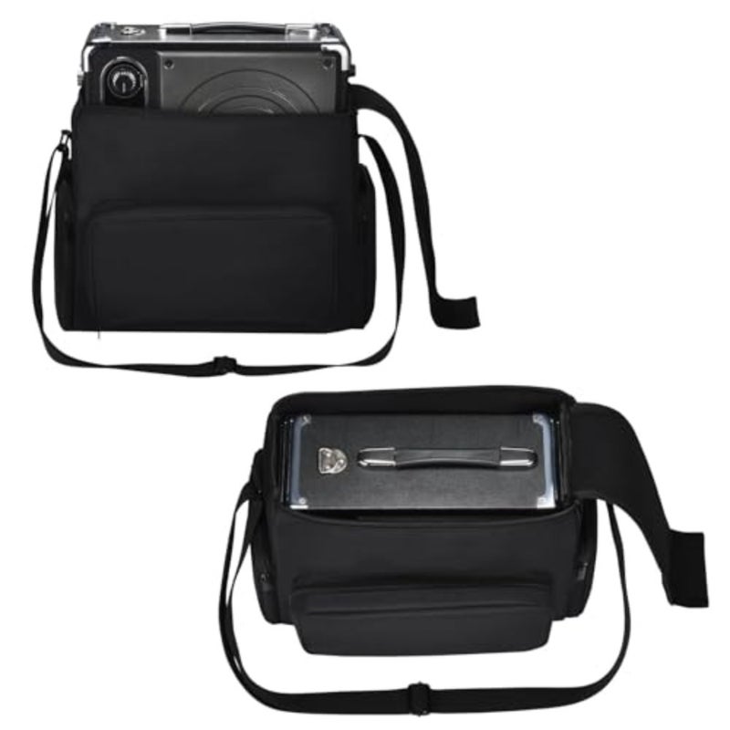 Speaker Carrying Bag for JYX S55 Karaoke Wireless Bluetooth Speaker Tote Bag with Shoulder Strap, Protective Storage Case with Multifunctional Pouch for Microphones and Accessories Black Case Only - Image 5