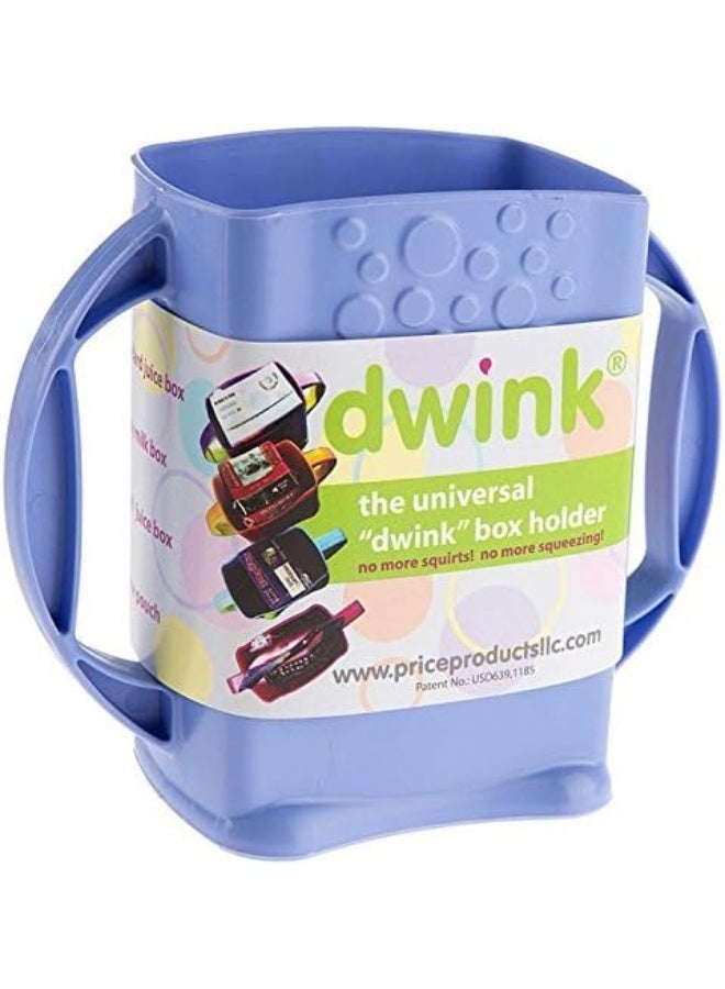 Dwink Universal Juice Pouch Milk Box Holder (Lavender)