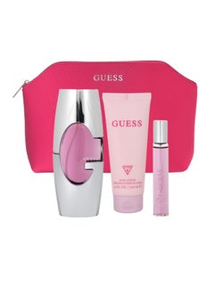GUESS Pink  Set Edp 75Ml + Edp 15Ml + Bl 100Ml + Pouch  - Image 2