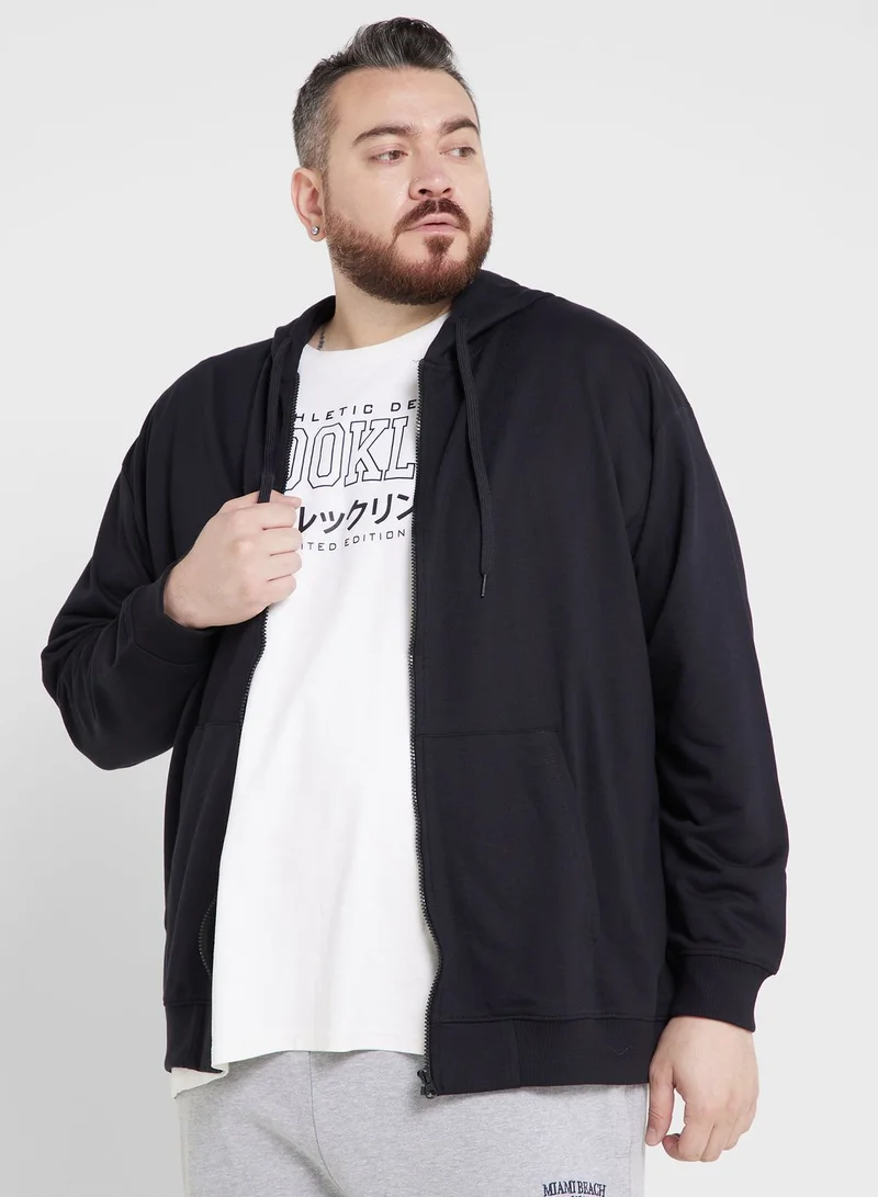Seventy Five Plus Size Graphic Hoodie