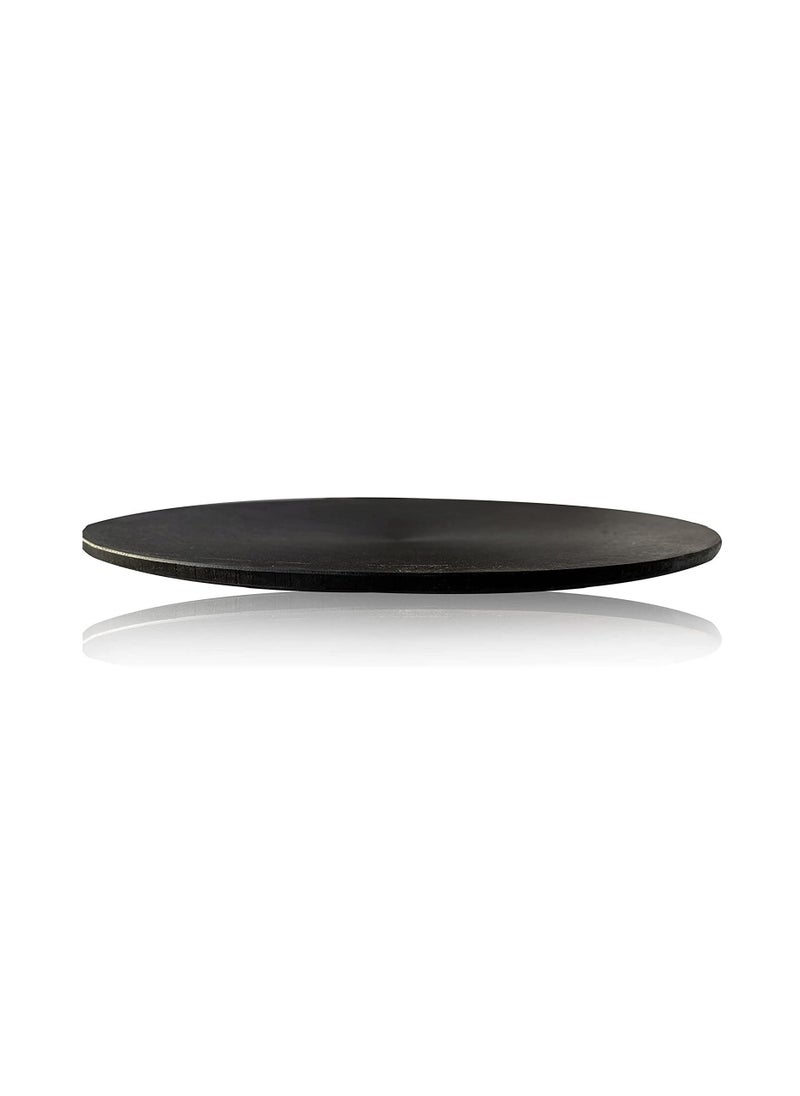 Ayda Pre-Seasoned Cast Iron Concave Tawa compatible with Gas Top Stove, Oven Safe, 12 Inches  - Image 3