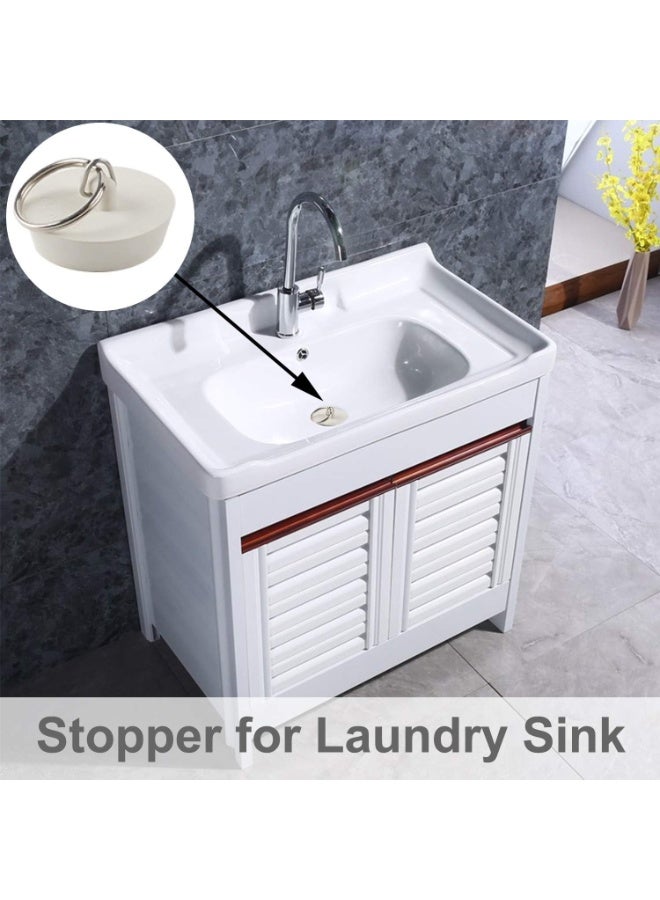 6 قطع سدادات تصريف مطاطية للمطبخ، مع حلبة سحب للمطبخ، حوض الاستحمام، الحمام والغسيل بمقاسات مختلفة - Image 4