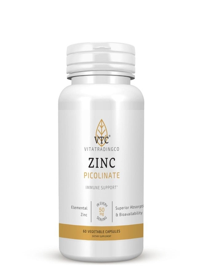 VTC VitaTradingCo. Zinc Picolinate, 60 Veggie Capsules - Image 1