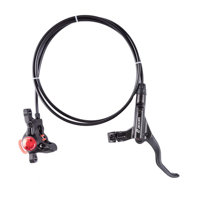 BUCKLOS Zoom MTB Hydraulic Disc Brakes Set, Left Front 800mm Right Rear 1450mm Mountain Bike Hydraulic Brake Aluminum Alloy Levers with Dual Piston Calipers PM/is Adapter - Image 1