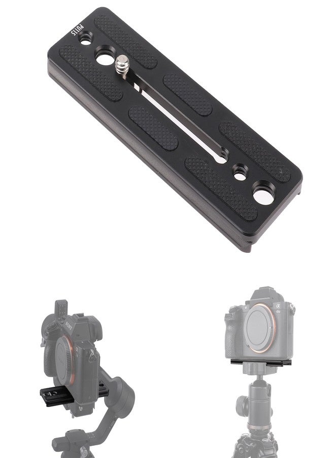 فوتجا لوحة تثبيت كاميرا Fotga مقاس 115 مم/4.5 بوصة سريعة الفك لمثبت الكاميرا DJI Ronin SC، متوافقة مع مشبك رأس كروي لحامل ثلاثي القوائم Arca Swiss PU115 - Image 2