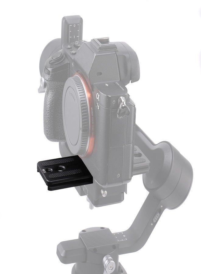 فوتجا لوحة تثبيت كاميرا Fotga مقاس 115 مم/4.5 بوصة سريعة الفك لمثبت الكاميرا DJI Ronin SC، متوافقة مع مشبك رأس كروي لحامل ثلاثي القوائم Arca Swiss PU115 - Image 4