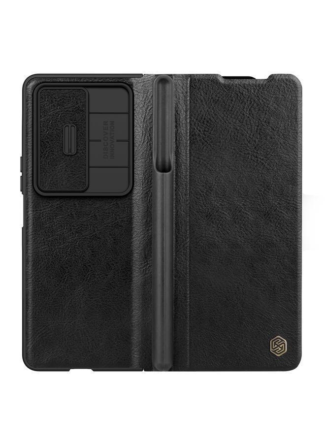 Nillkin Case For Samsung Galaxy Z Fold4 5G QIN Series Pro Sliding Camera Cover Design Leather Phone Case - Image 1