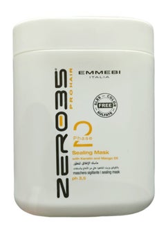 zero35 Hair Mask 1000 ml  With keratin and Mango Oil  Free of Salts and Sulfates 