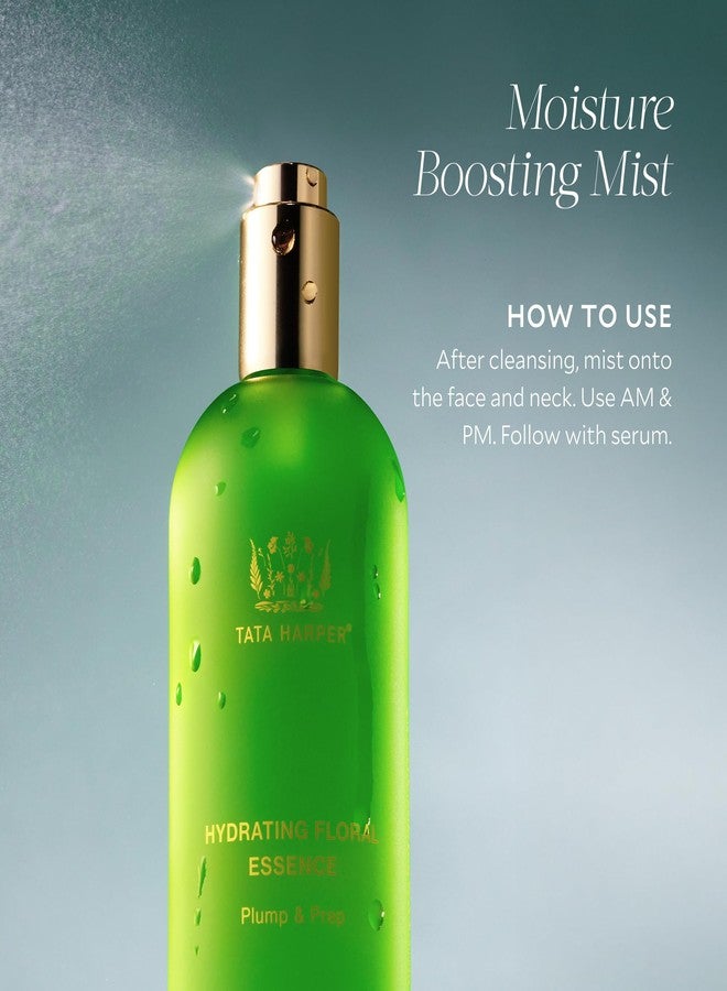 Tata Harper Hydrating Floral Essence, Hyaluronic Acid Mist, Hydrating Face Mist, Natural Skincare, 50ml - Image 4