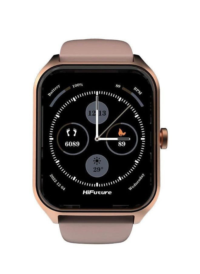 HiFuture - Ultra2 Pro Wireless Calling Smartwatch (AMOLED Display) Pink - Image 1