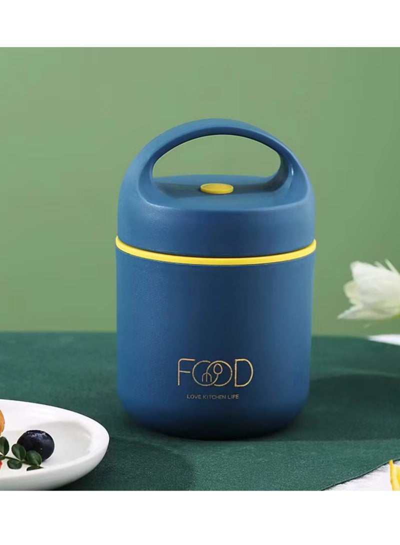 Food Jar, 460 ML/15.5 OZ, Stainless Steel Soup Container, Thermal Insulated, Food Storaged container Travel Flask for kids and Adults With Spoon - Image 2