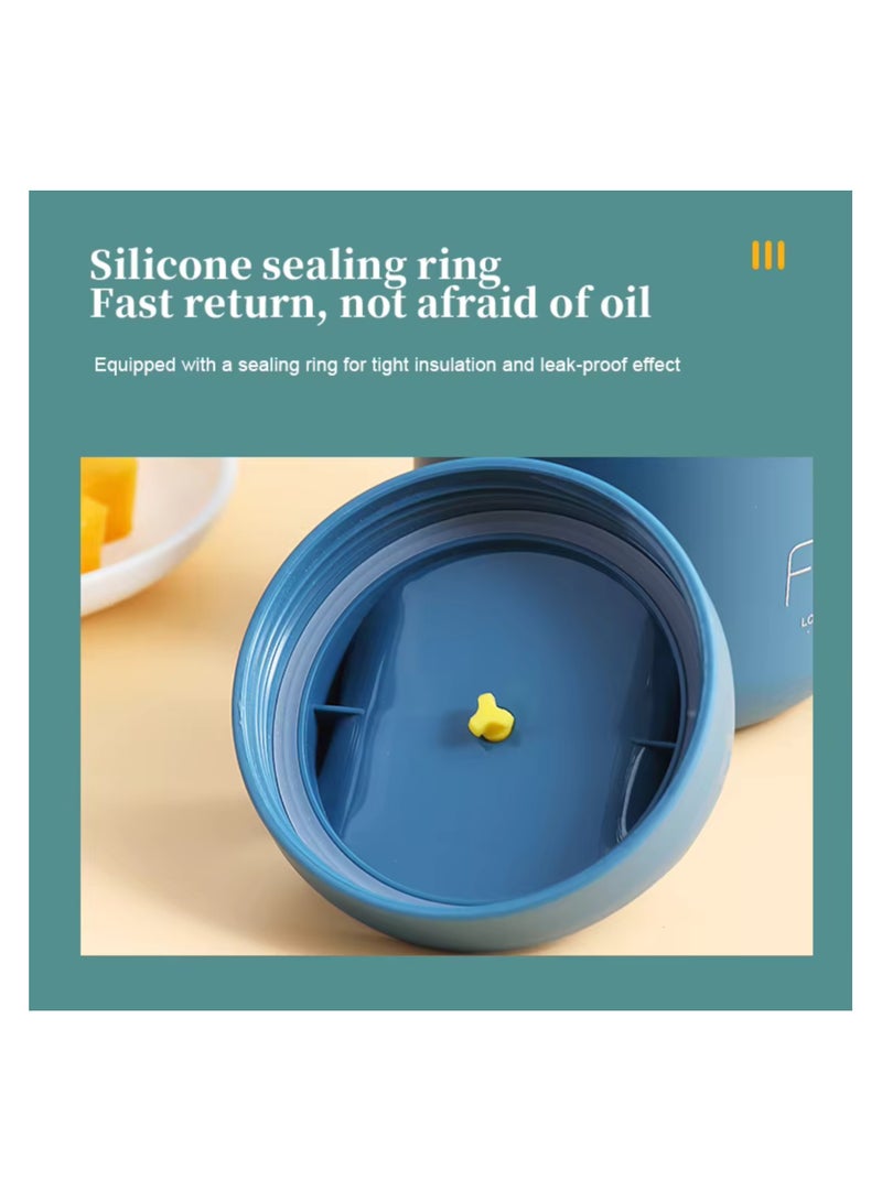 Food Jar, 460 ML/15.5 OZ, Stainless Steel Soup Container, Thermal Insulated, Food Storaged container Travel Flask for kids and Adults With Spoon - Image 4