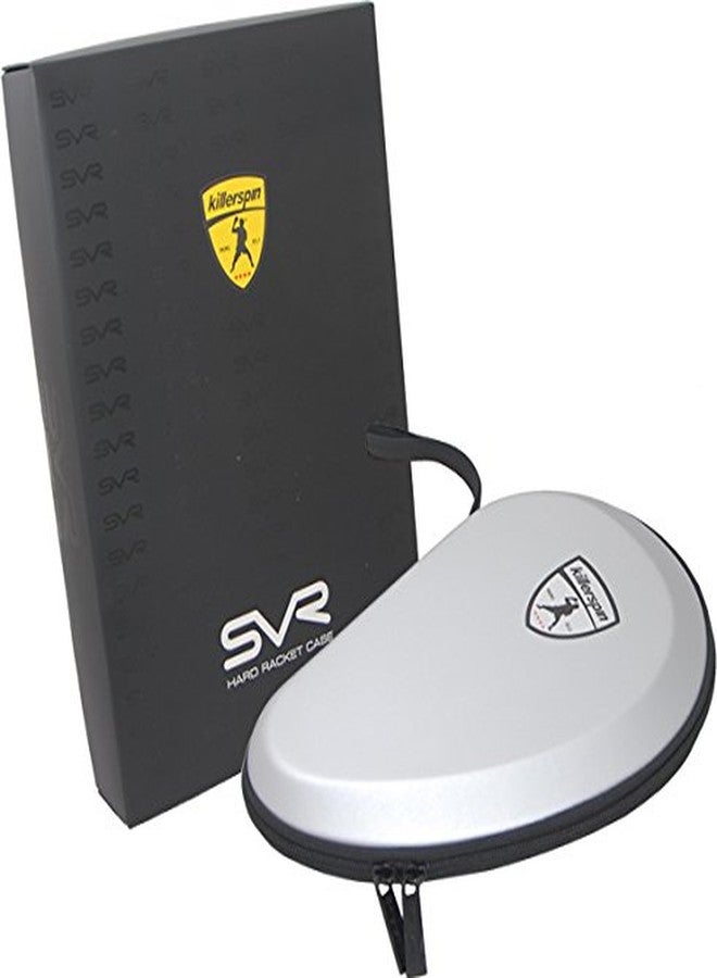Killerspin SVR Hard Racket Case, Silver/Black - Image 1