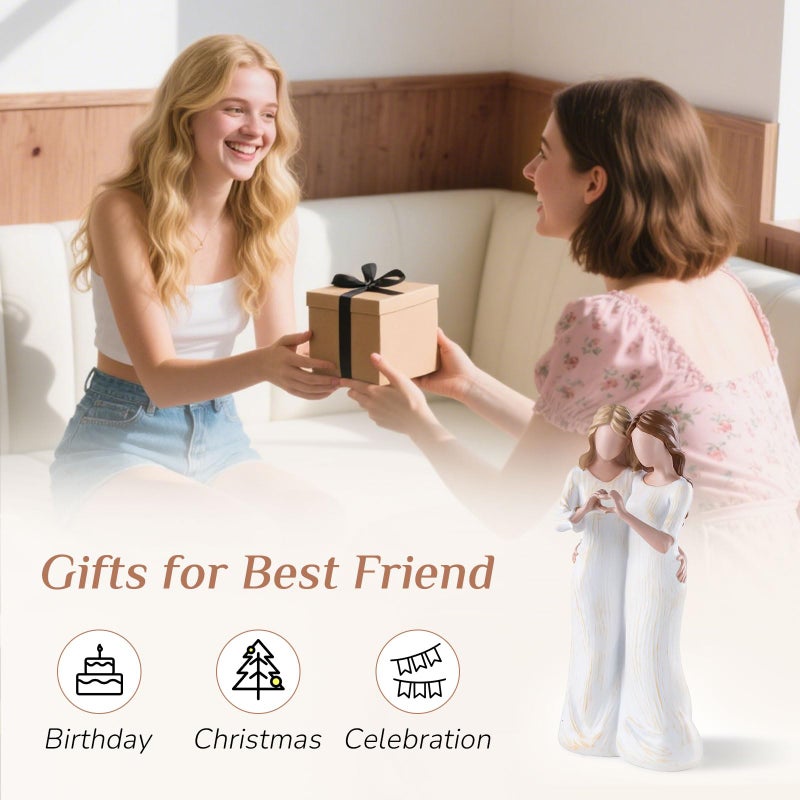 Storieme Sister Figurines - Best Friends Gifts for Women, Bestie Friendship Christmas & Birthday Gift - Image 5