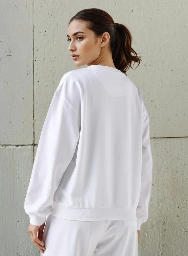 Lee Cooper  Lee Cooper Regular Fit Sweatshirt for Women | Best Price UAE