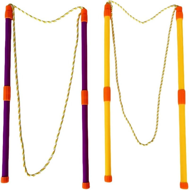 Large Bubble Tool: Detachable Double-Pole Design, Sturdy Materials, Portable Roll-Up Rope - Easy-To-Use No-Battery Giant Bubble Maker For Kids Teens Adults Outdoor Park Beach Backyard Play - Image 1