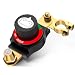 VSTM Top Post Battery Disconnect Switch 1248V Waterproof Negative OnOff Kill Switch for Car 12 Volt Battery Cut Off Switch Master Isolator for Car Marine RV Boat ATV UTV Heavy Duty - Image 2