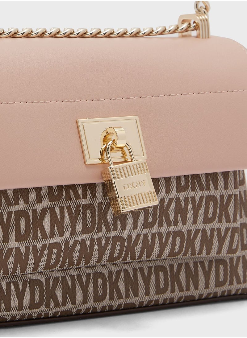 DKNY - Evie Flap Over Crossbody Bags - Image 1