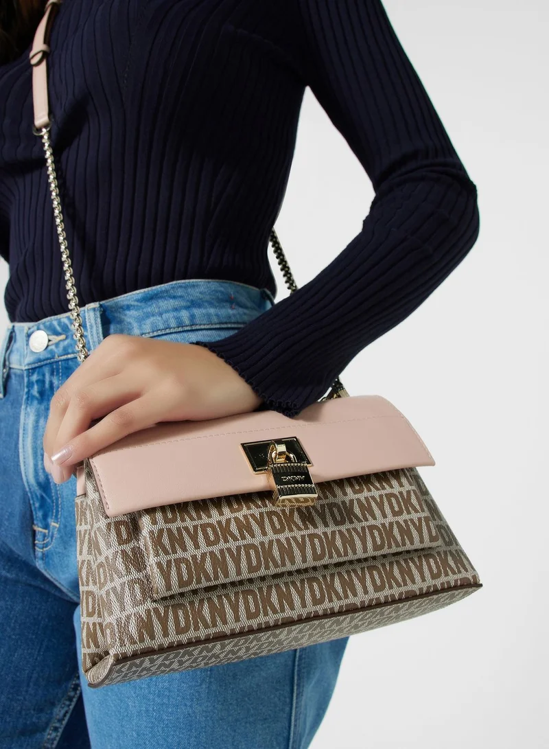 DKNY Evie Flap Over Crossbody Bags