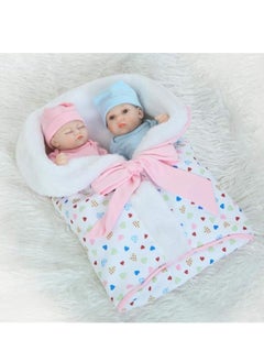 General Realistic Mini Palm Reborn Baby Doll Full Body Soft Silicone, 11 Inch Cute Baby Doll Toy, Realistic Simulation Baby Doll Kids Toy, Perfect for Birthday Gifts Over 3 Years Old  - Image 3