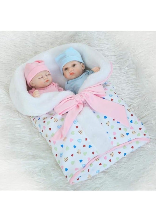 general Realistic Mini Palm Reborn Baby Doll Full Body Soft Silicone, 11 Inch Cute Baby Doll Toy, Realistic Simulation Baby Doll Kids Toy, Perfect for Birthday Gifts Over 3 Years Old - Image 3