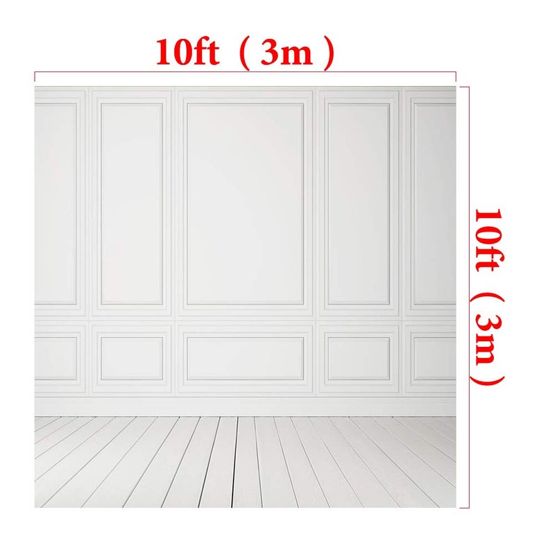 Kate 10x10ft Grey Wall Photography Backdrops Vintage Texture Wood Floor Background Portrait Backdrop for Photo Studio - Image 5