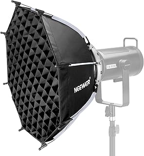 Neewer Neewer NEEWER 22"/55cm Octagonal Softbox, Quick Release Bowens Mount Softbox with Honeycomb Grid, Light Diffusers, Bag - Image 1