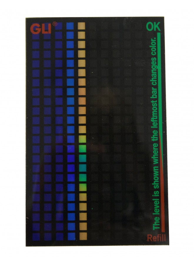 مؤشر مستوى الغاز المغناطيسي GrillPro 00030 ، أسود