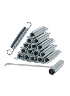TreeLen 7 Inch Trampoline Springs for 15FT 16FT Trampoline, Heavy Duty Replacement Trampoline Spring, Galvanized Steel Spring with Puller Tool, Set of 16  - Image 1