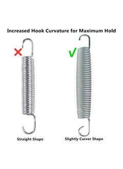 TreeLen 7 Inch Trampoline Springs for 15FT 16FT Trampoline, Heavy Duty Replacement Trampoline Spring, Galvanized Steel Spring with Puller Tool, Set of 16  - Image 3