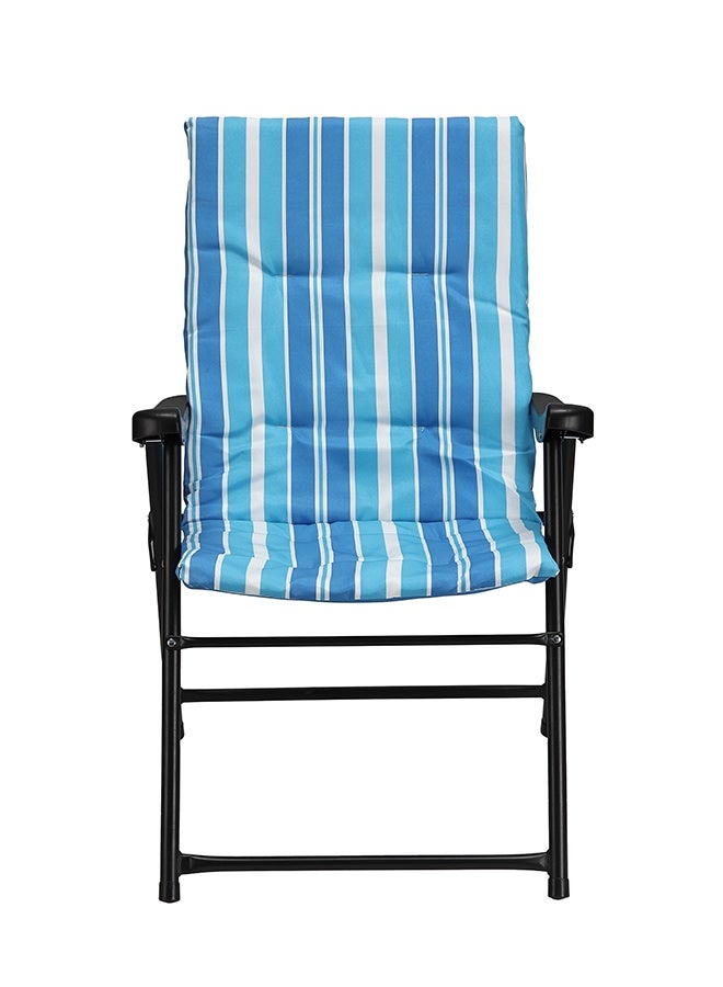 LAWAZIM Folding Travel and Camping Chair - Saudi heritage style -Lightweight Portable Folding Chair for Trip, Beach, Hiking, Fishing, Picnic, Backpacking - Ideal for Outdoor Use and Travel - Blue - Image 2