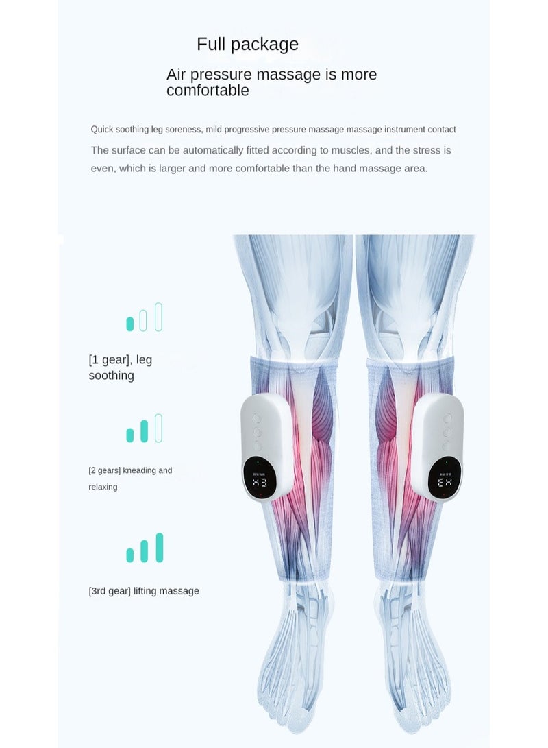 general 1-Piece Leg Massager for Circulation and Pain Relief, Calf Air Compression Massager with Heat, Leg Massager with 3 Intensities, 3 Modes, Easy to use, Muscle Relaxation - Image 5