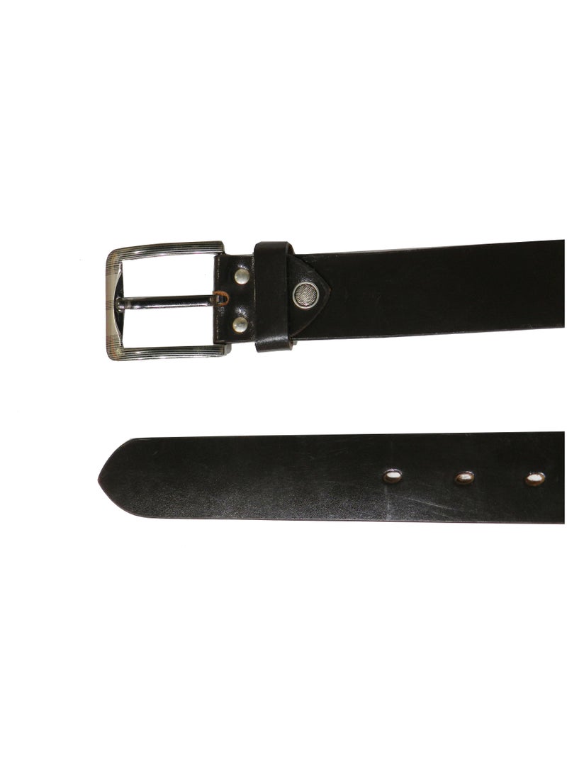 LAVERI LEATHER GENUINE LEATHER 40MM FORMAL AND CASUAL BROWN BELT FOR MENS - Image 5