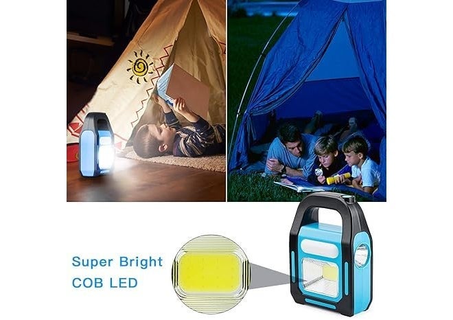 HEADLY 3 in 1 Solar USB Rechargeable Brightest COB LED Camping Lantern - Image 4